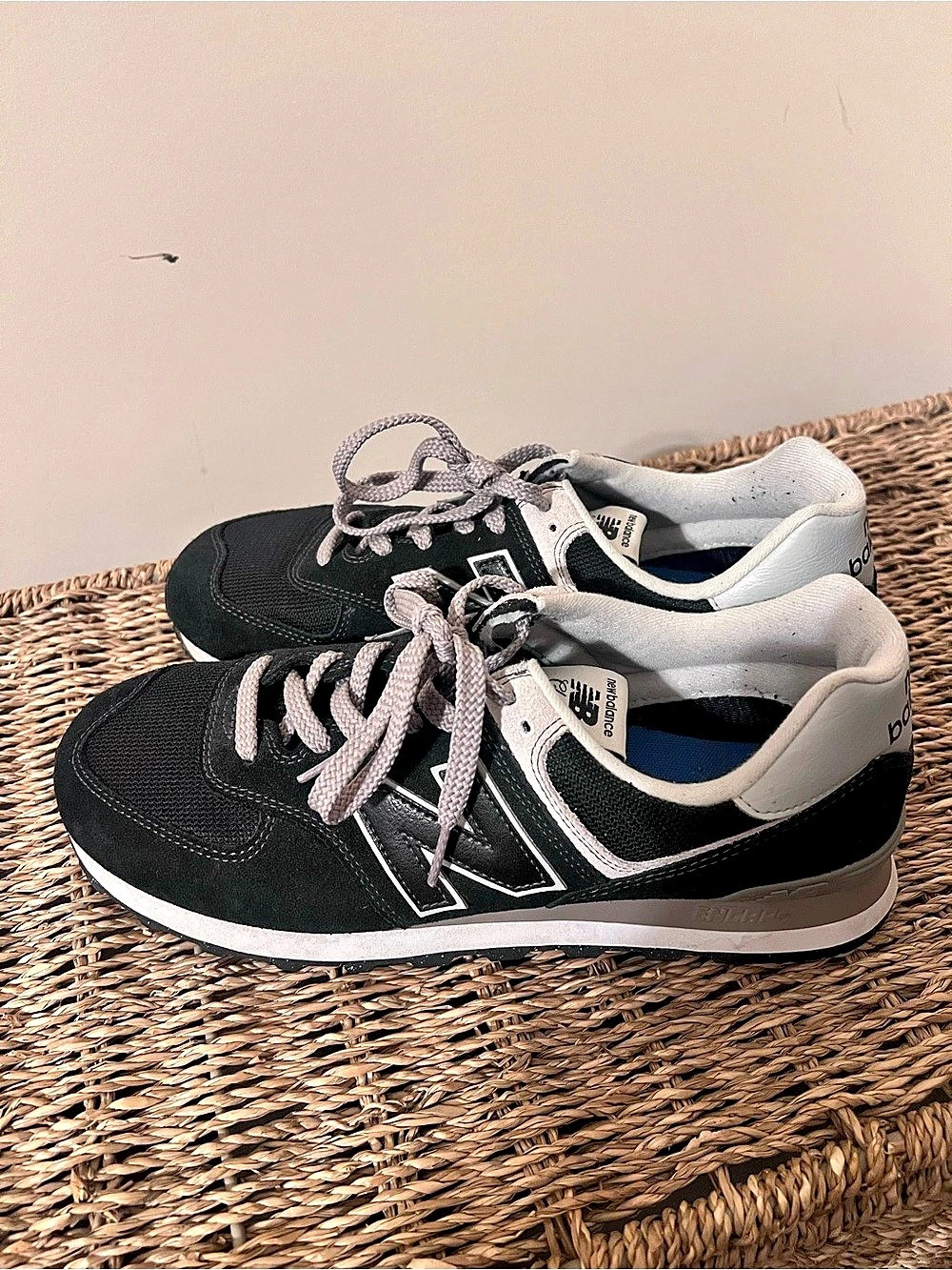 New Balance 574 Classic Sneakers Black & Gray US 10.5 NWT